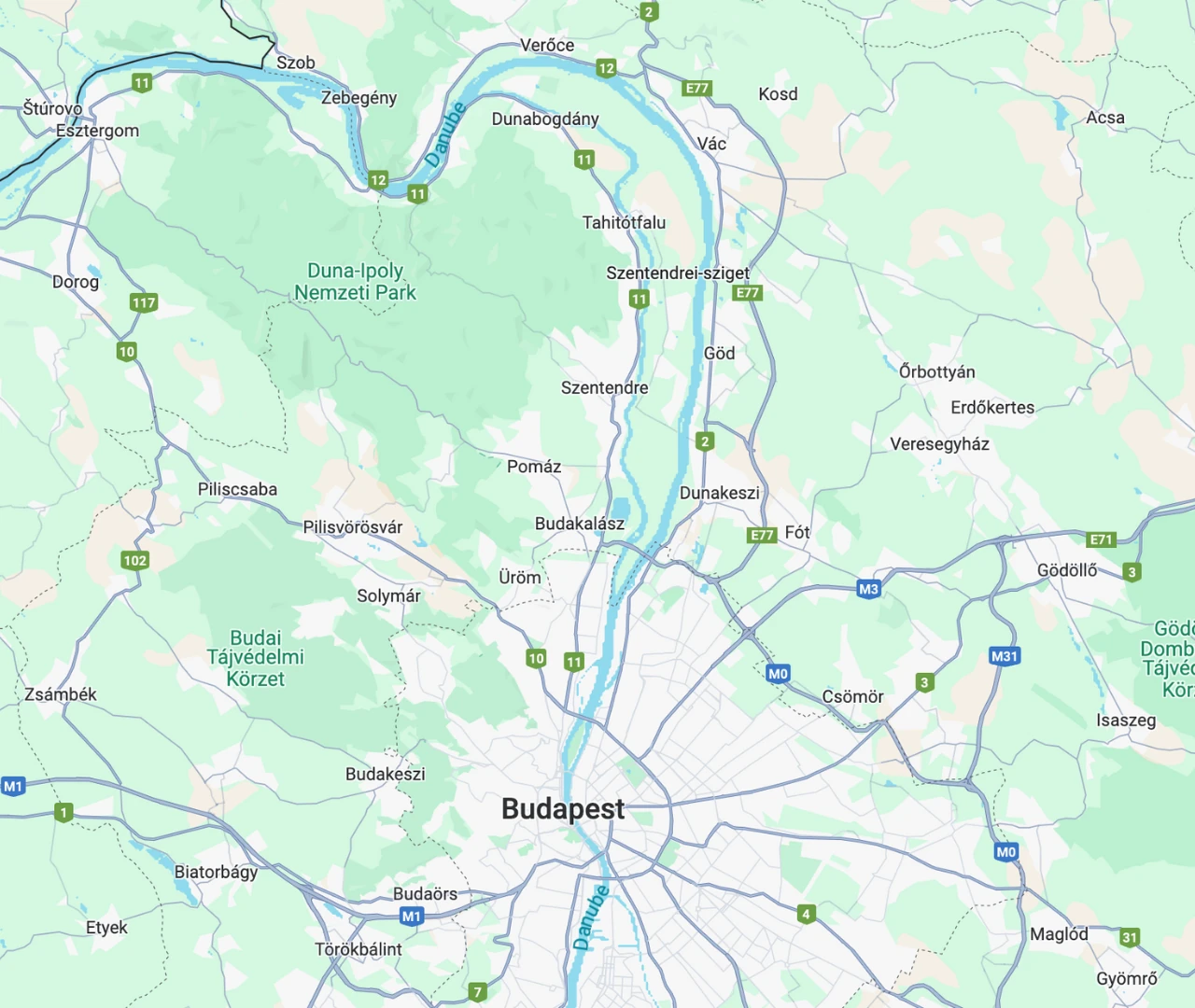 Budapest-Map Budapest-Map