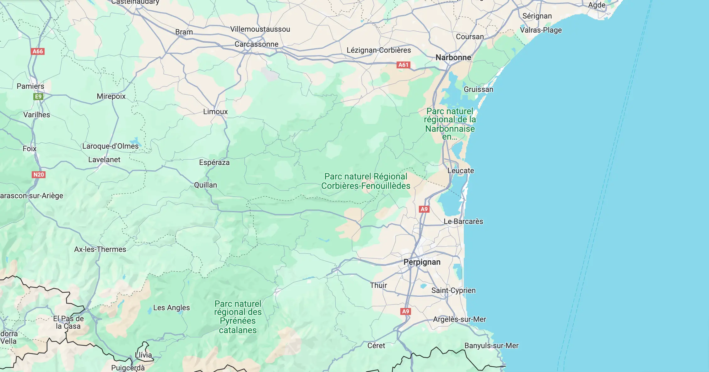 Perpignan-Map