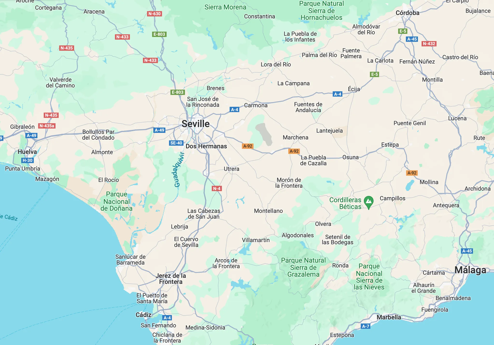 Seville Map Seville Map