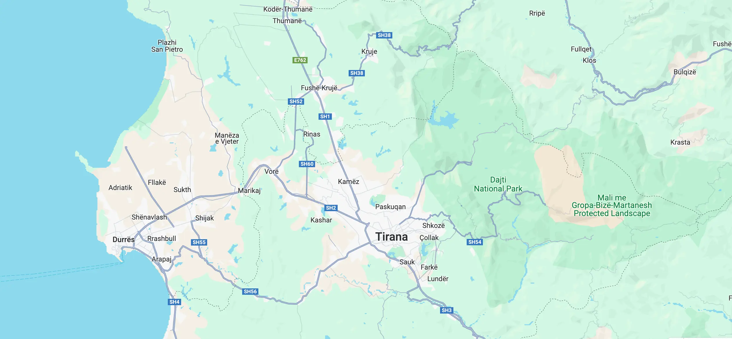 Tirana_Map Tirana_Map