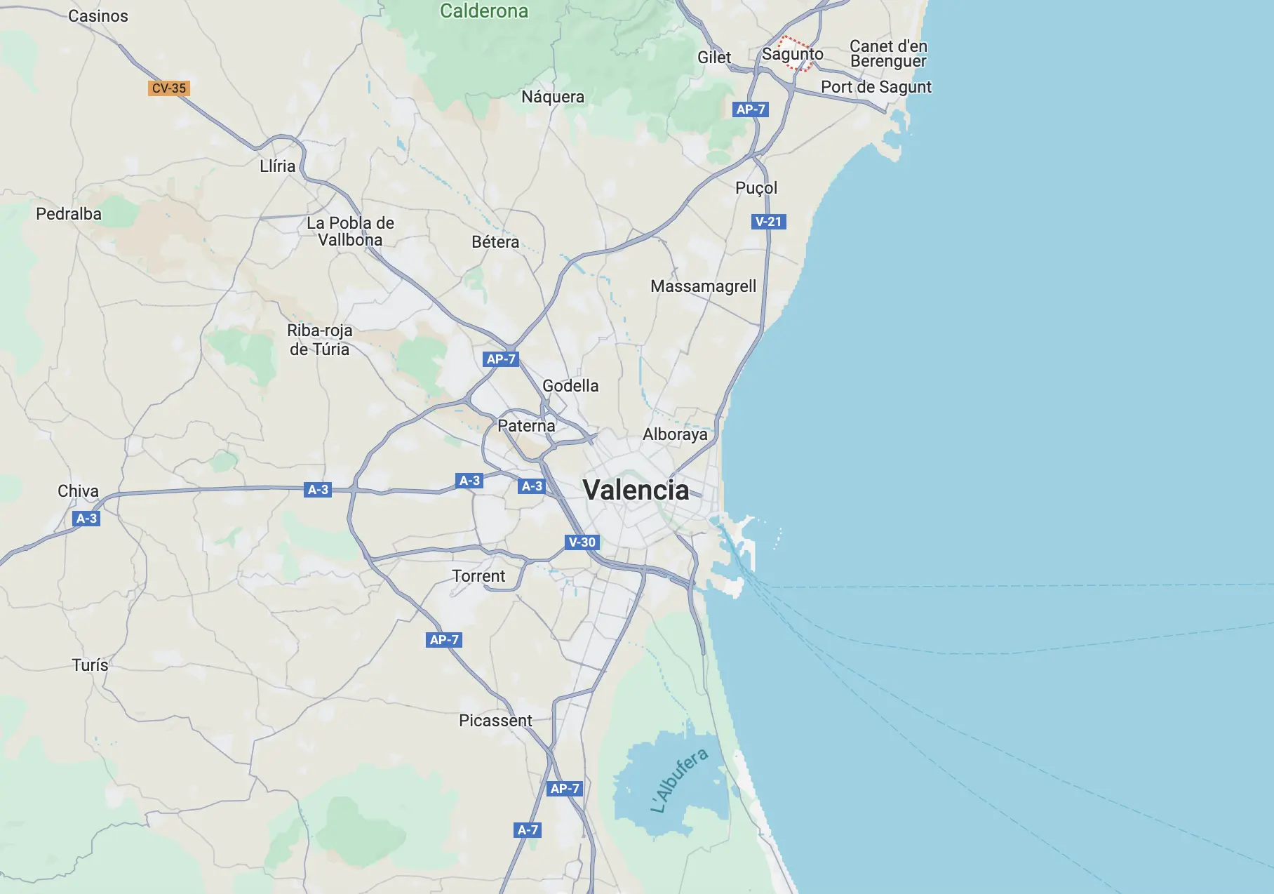 Valencia-Map Valencia-Map